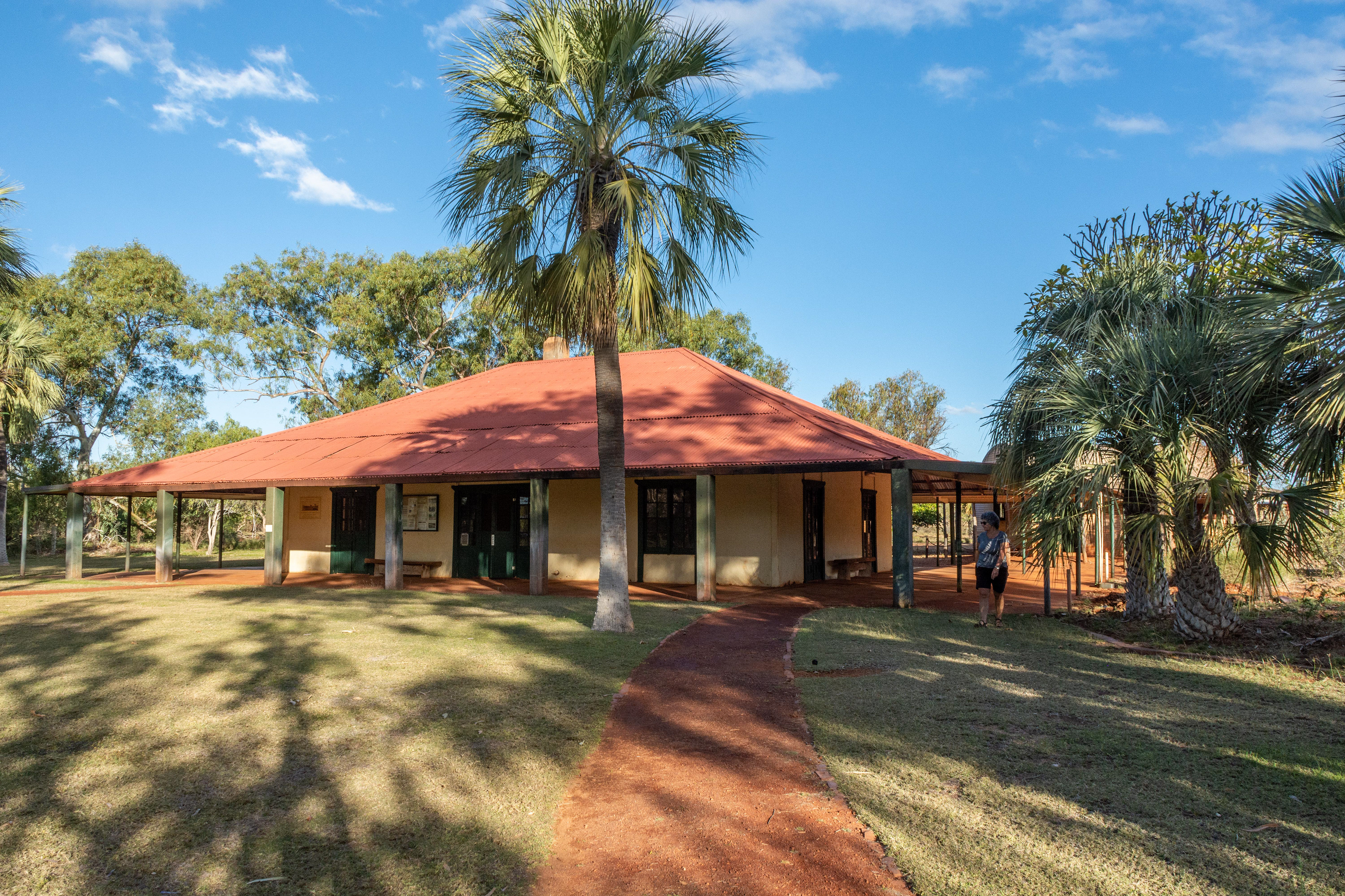 Millstream Homestead visitor centre - Pastoralists occupied the area from 1865 until 1967 when it became a national park to protect the Millstream aquifer within the Fortescue River catchment.