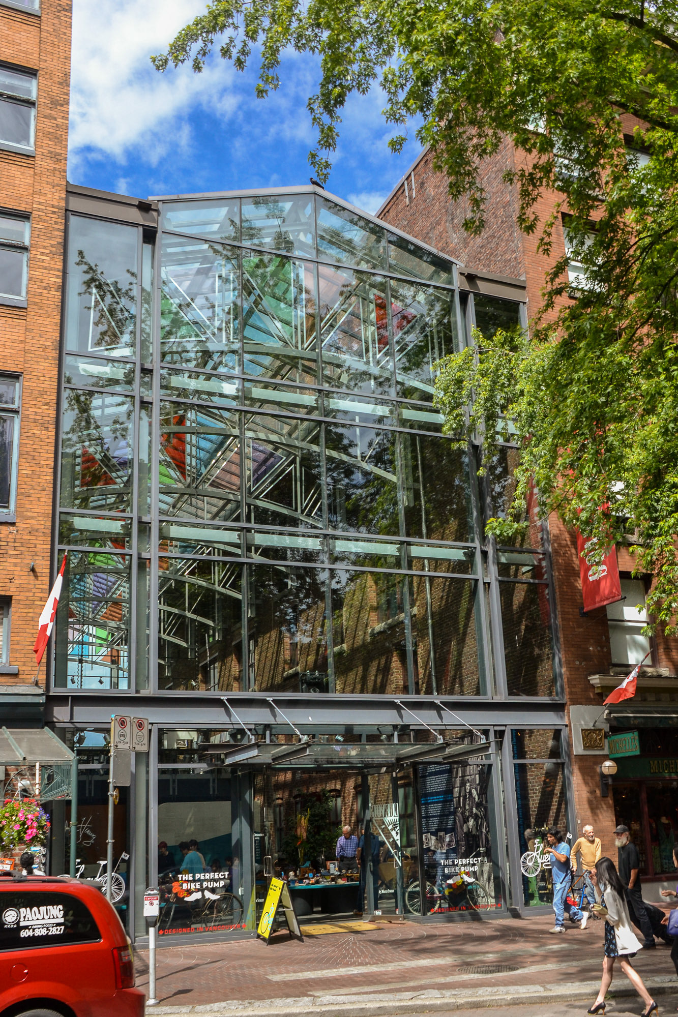Gastown re-purposed industrial buildings.