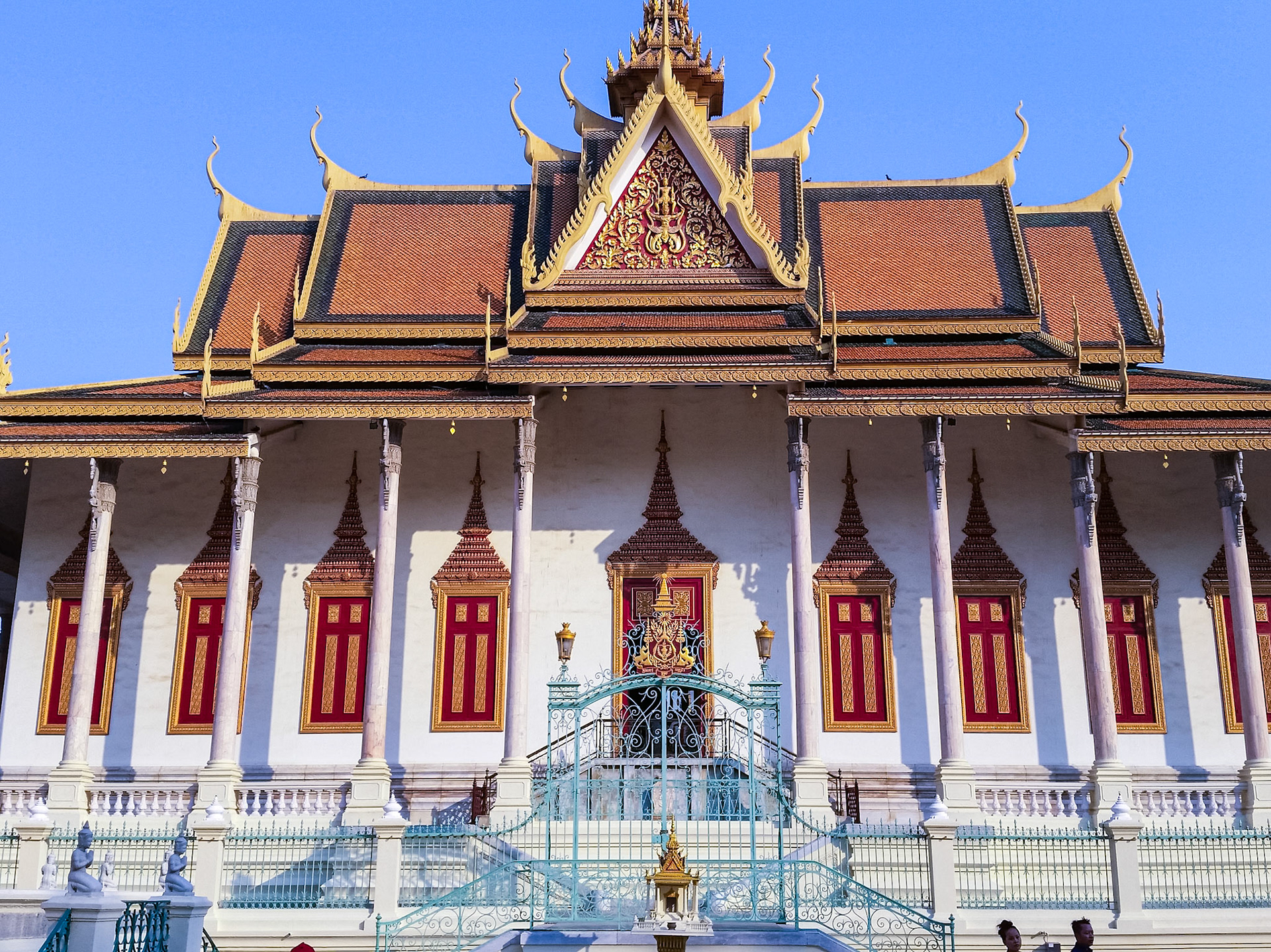 The Silver Pagoda of the Royal Palace.