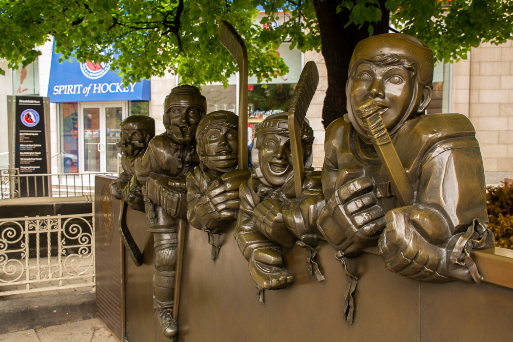 Hockey Hall of Fame celebrates the national sport - Ice Hockey.