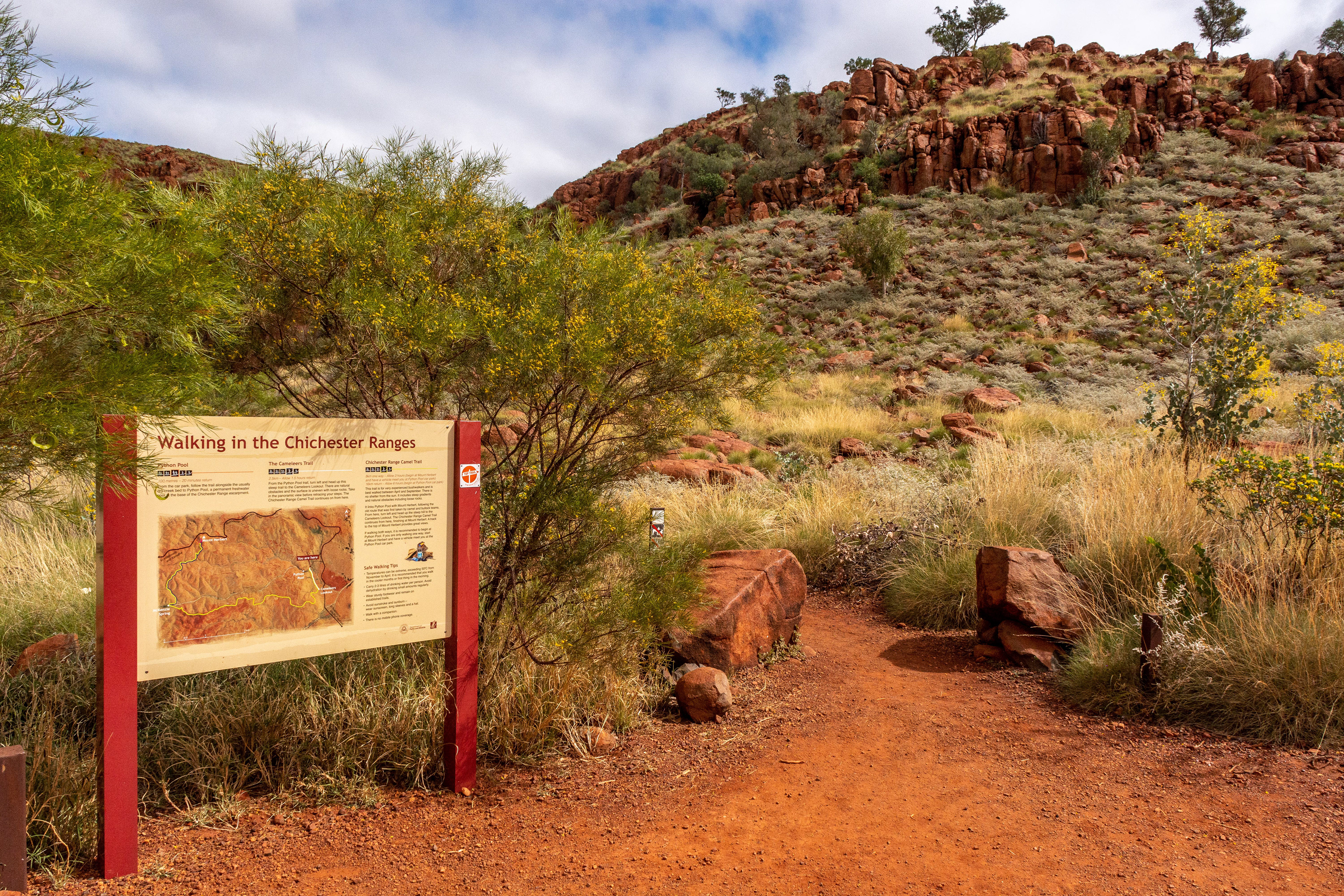 Walking trails of the Chichester Ranges