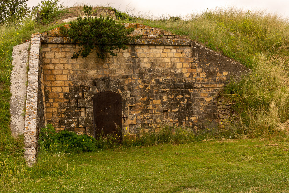 Disused entry to a munitions magazine.