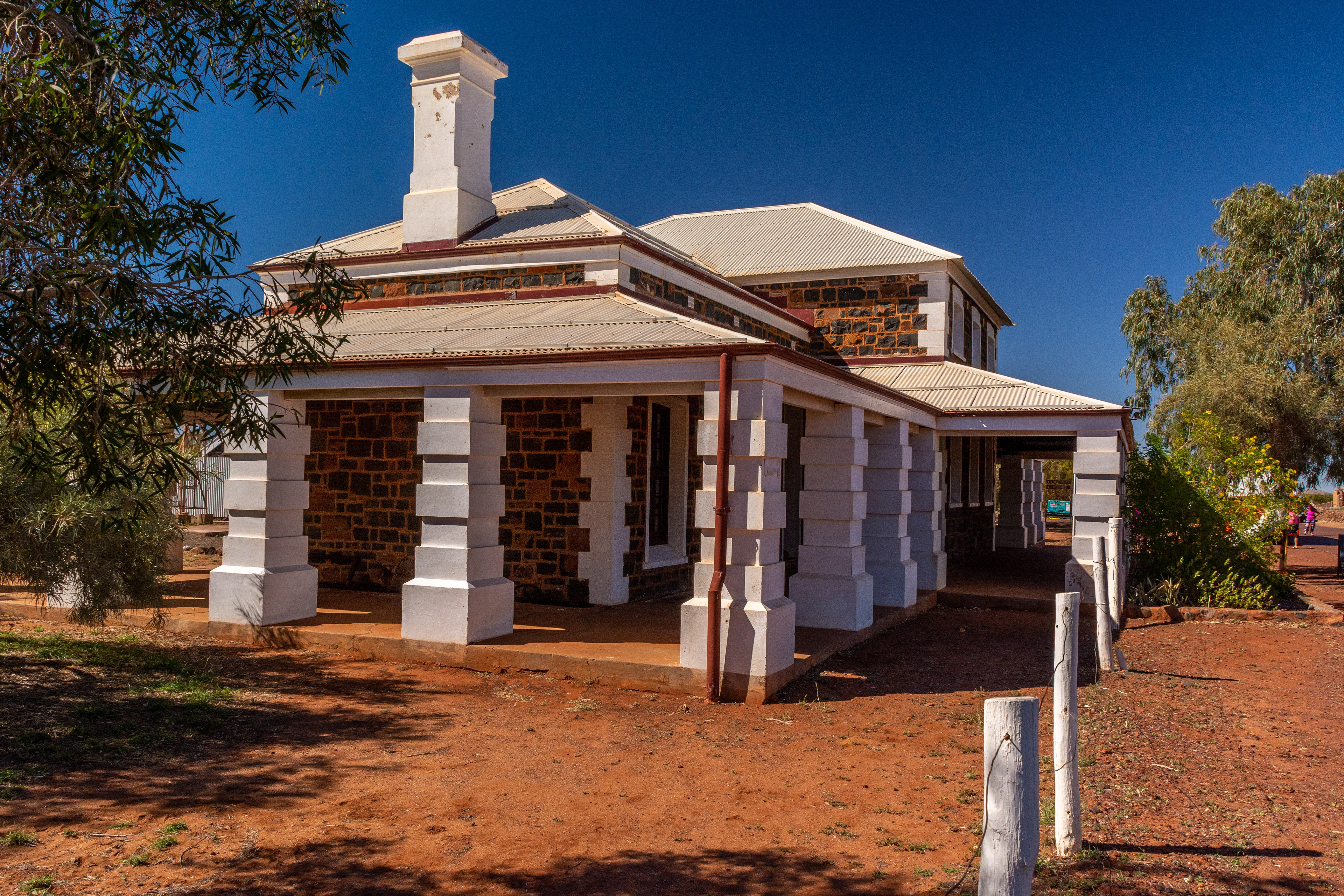 Cossack - The old stone Courthouse building
