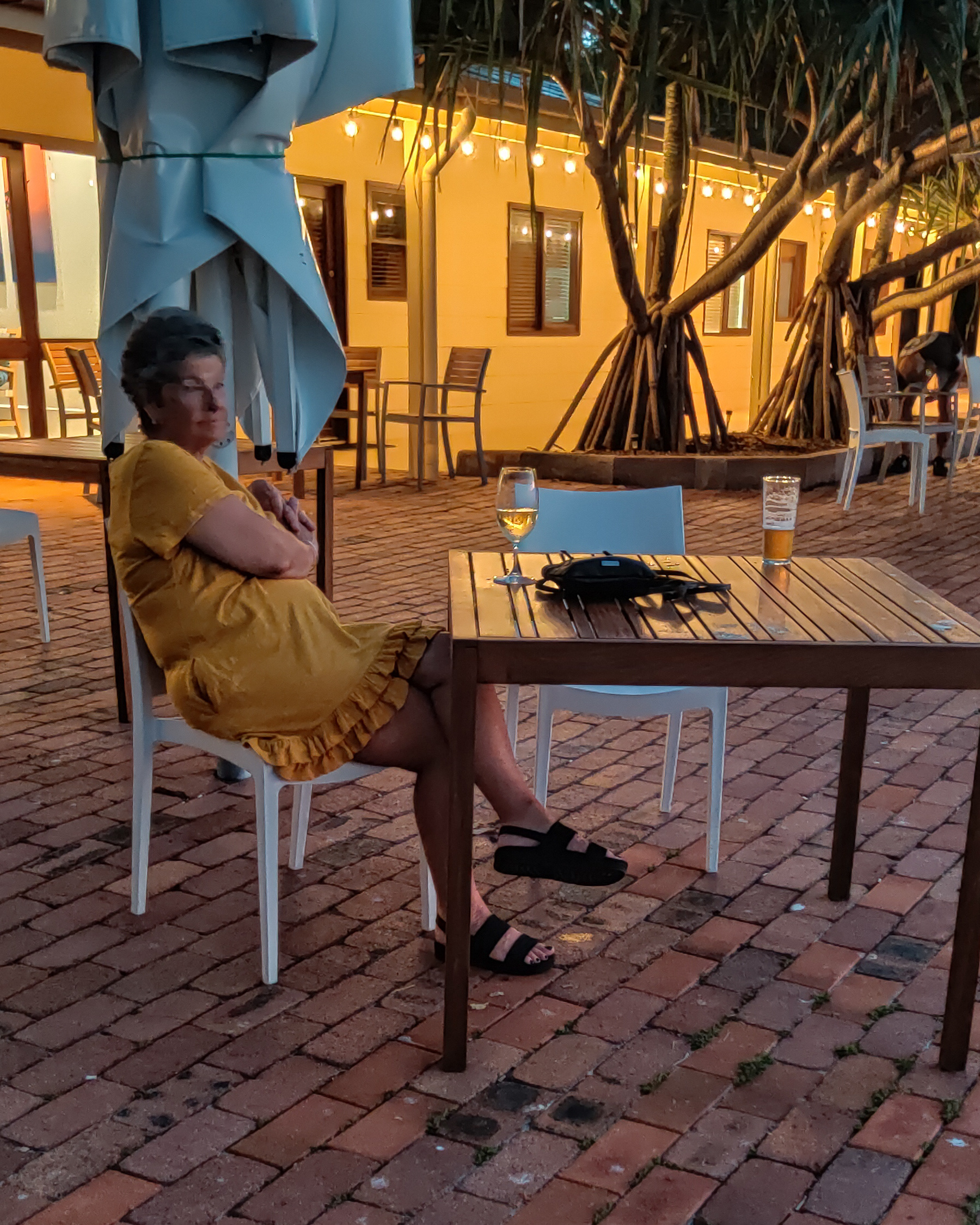 Sundowners befor dinner.
