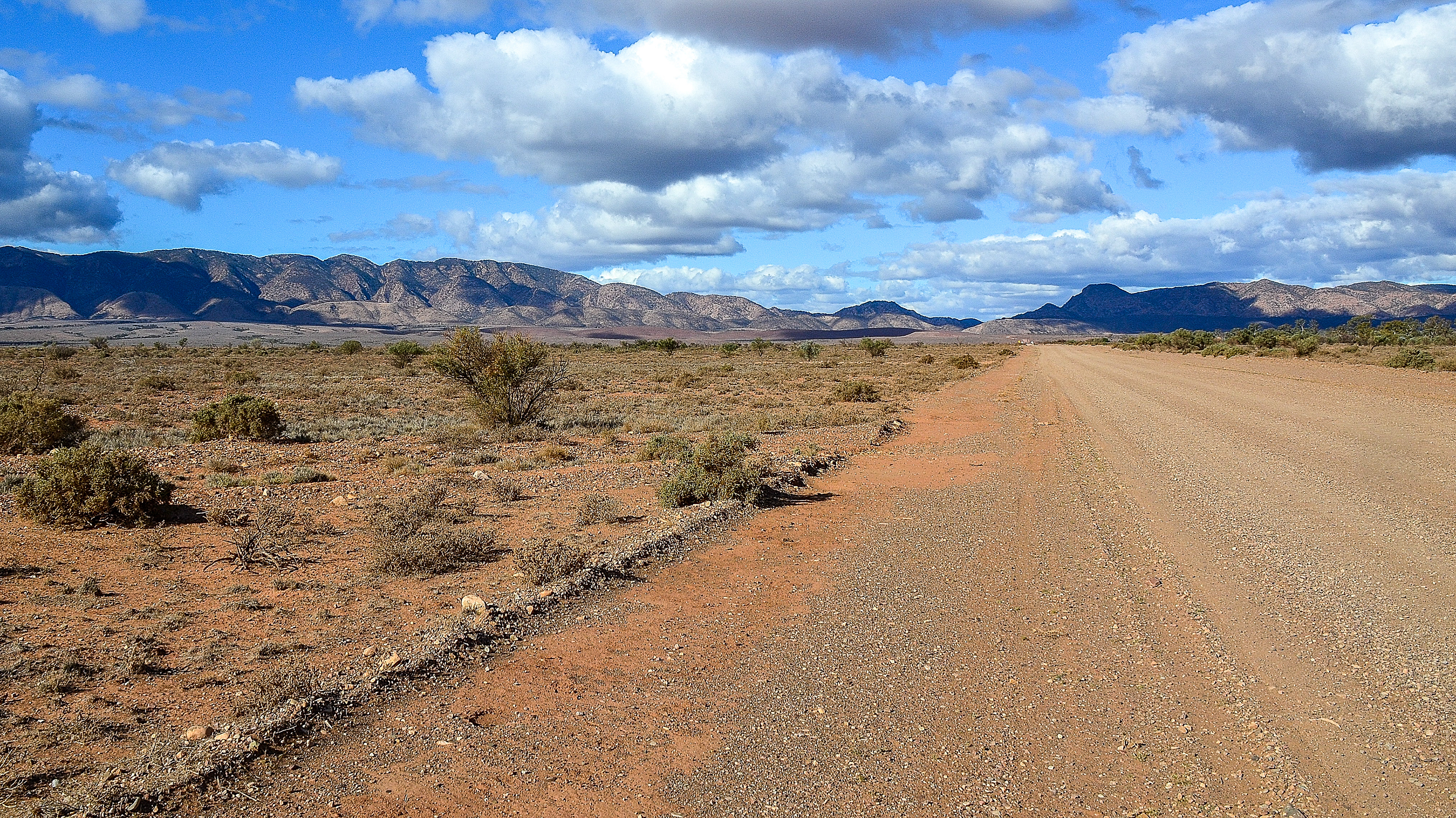 Heading towards Brachina Gorge