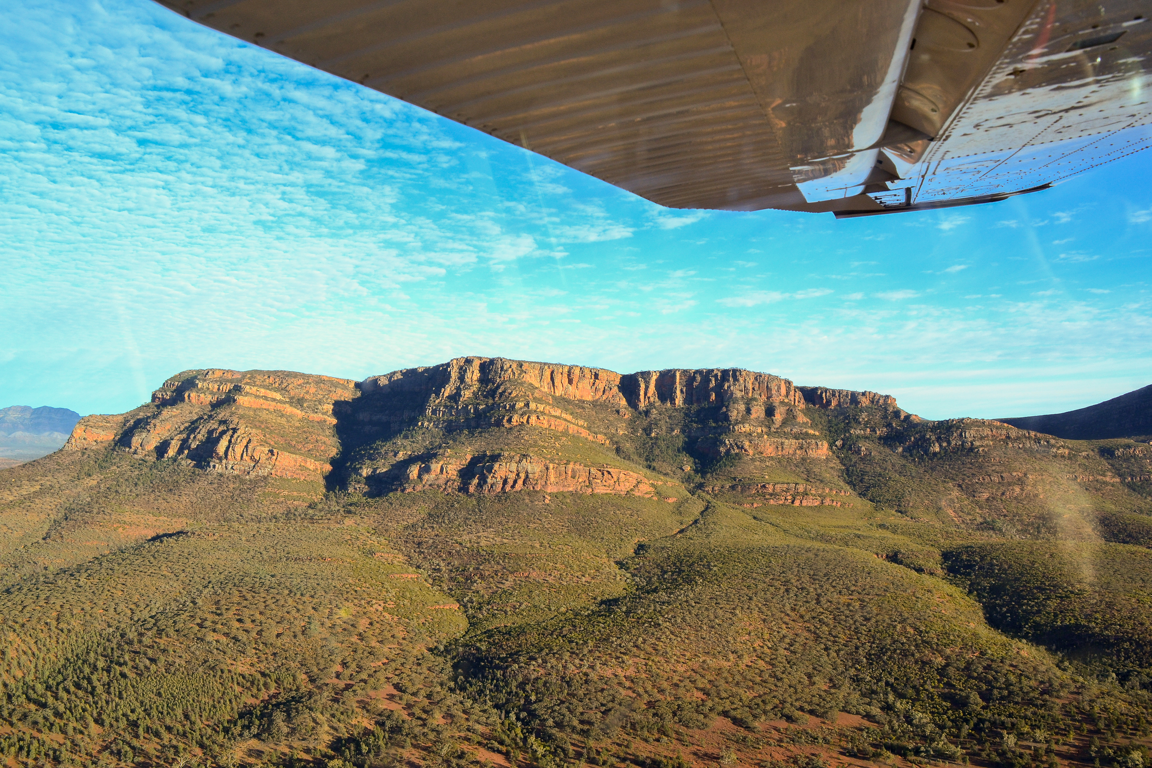 A view of the north eastern escarpment of Wilpena Pound.