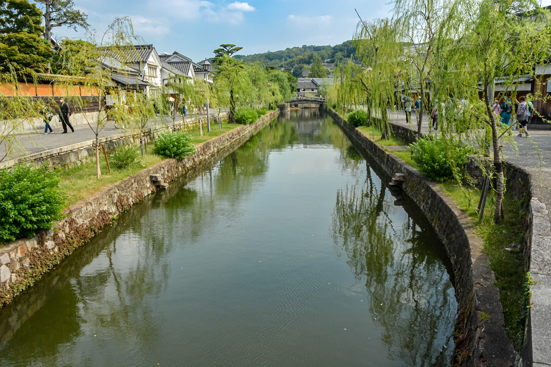 One of the canals in the central section of the city's former canal system which has been preserved in the Bikan Historical Quarter