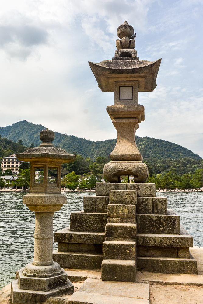 Harbour sone lanterns.
