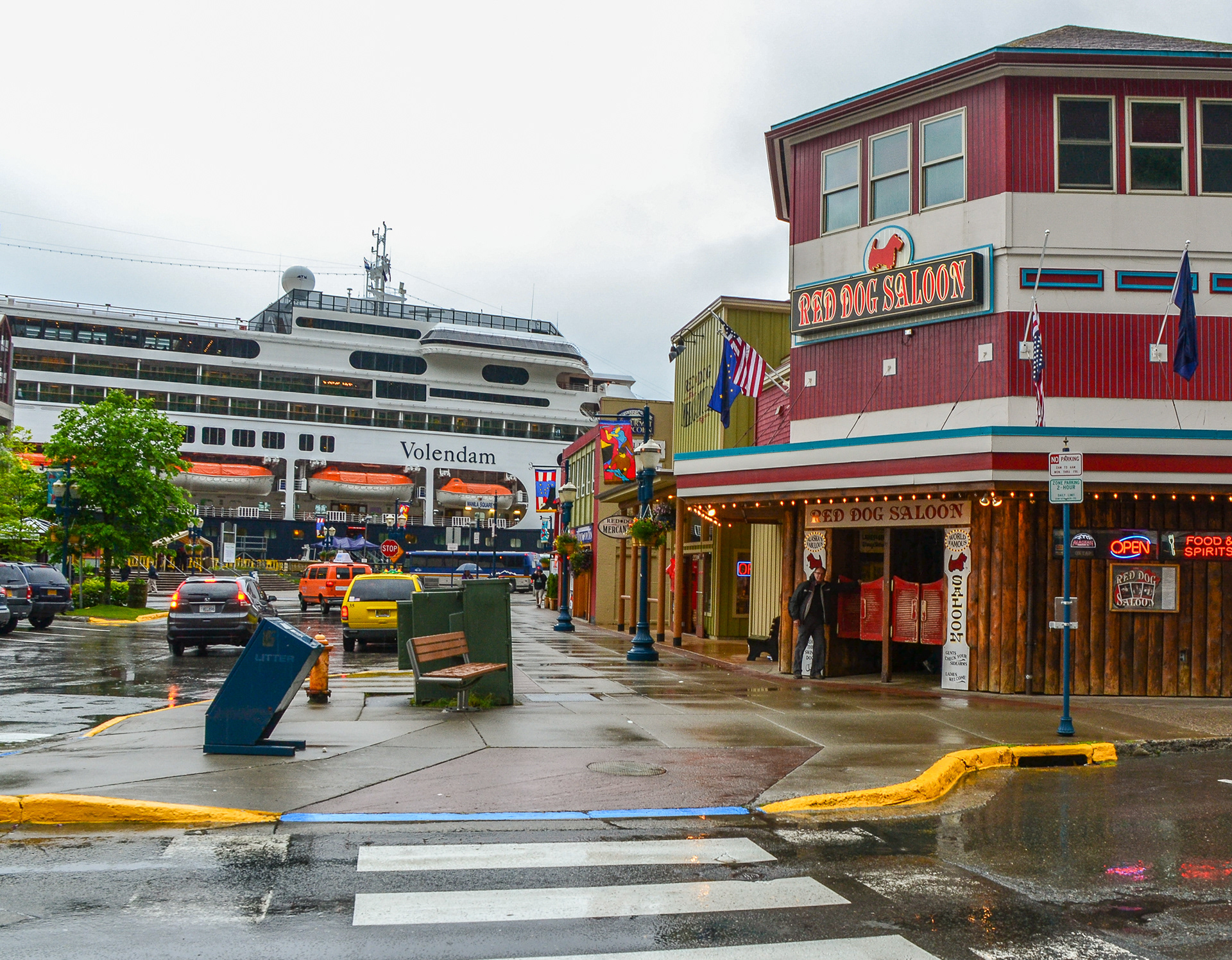 Nothing better to do on an inclement day but head for the infamous Red Dog Saloon.