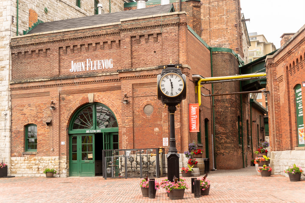 Distillery District - John Fluevog designer of unique shoes.