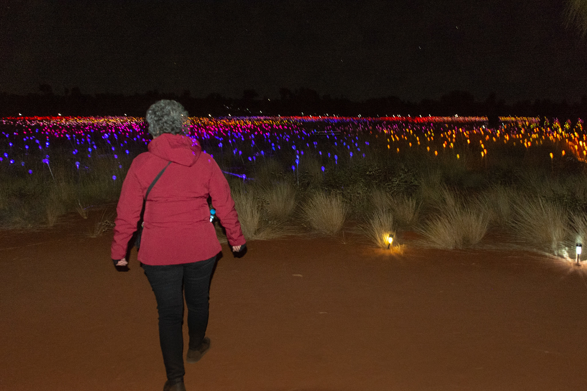 A walk through the Field of Light