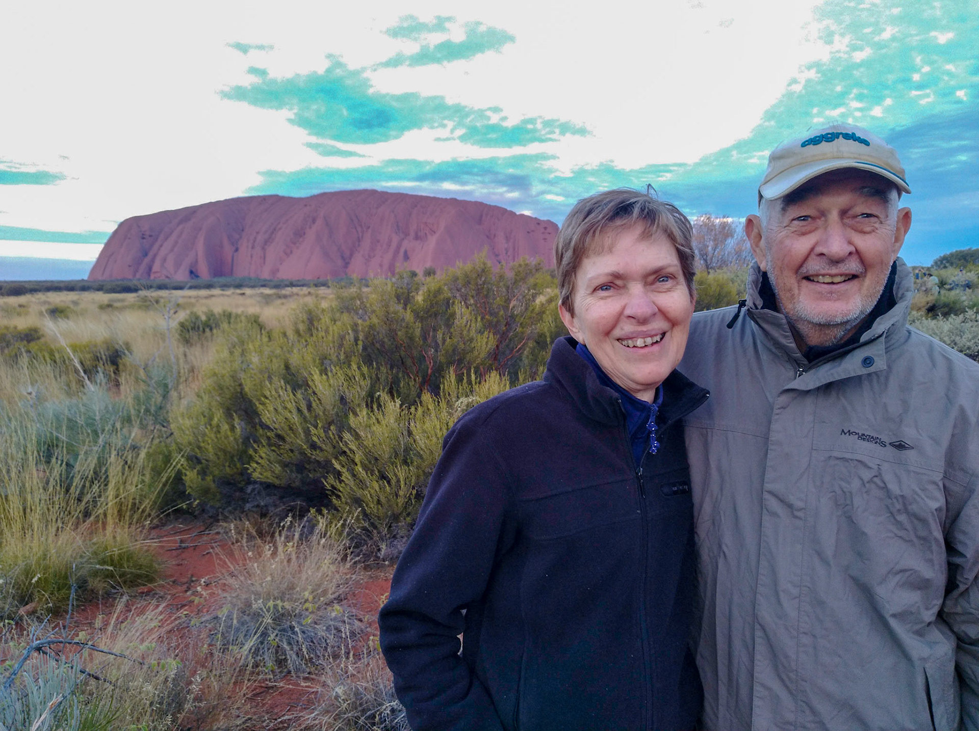Lorraine and Don with us for sundowners