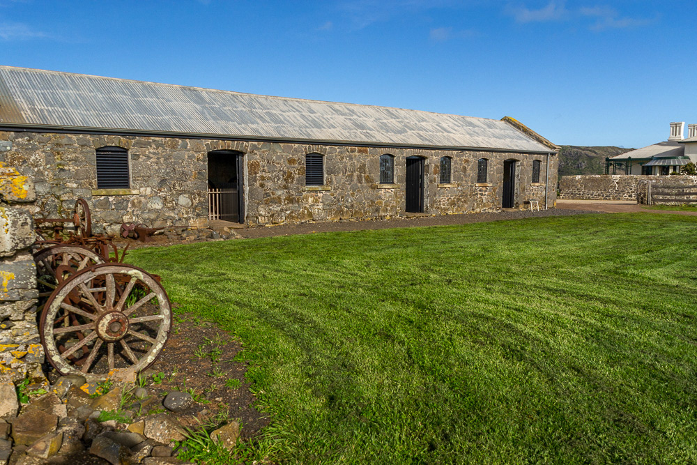 Bluestone stables at Highfield.