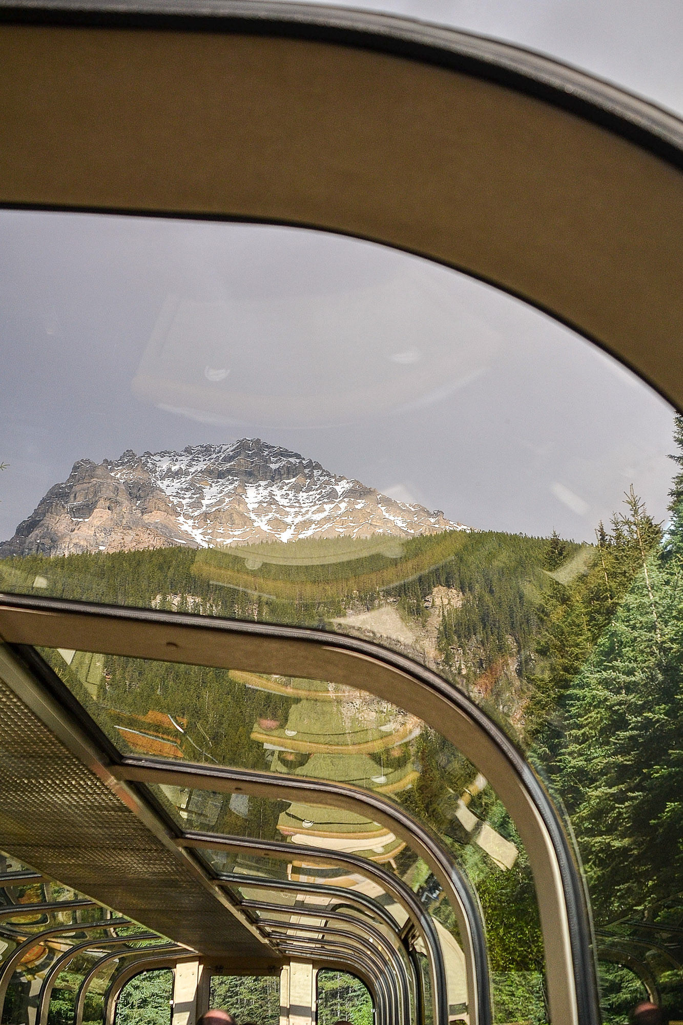 A panoramic view is afforded without leaving the comfort of your seat.