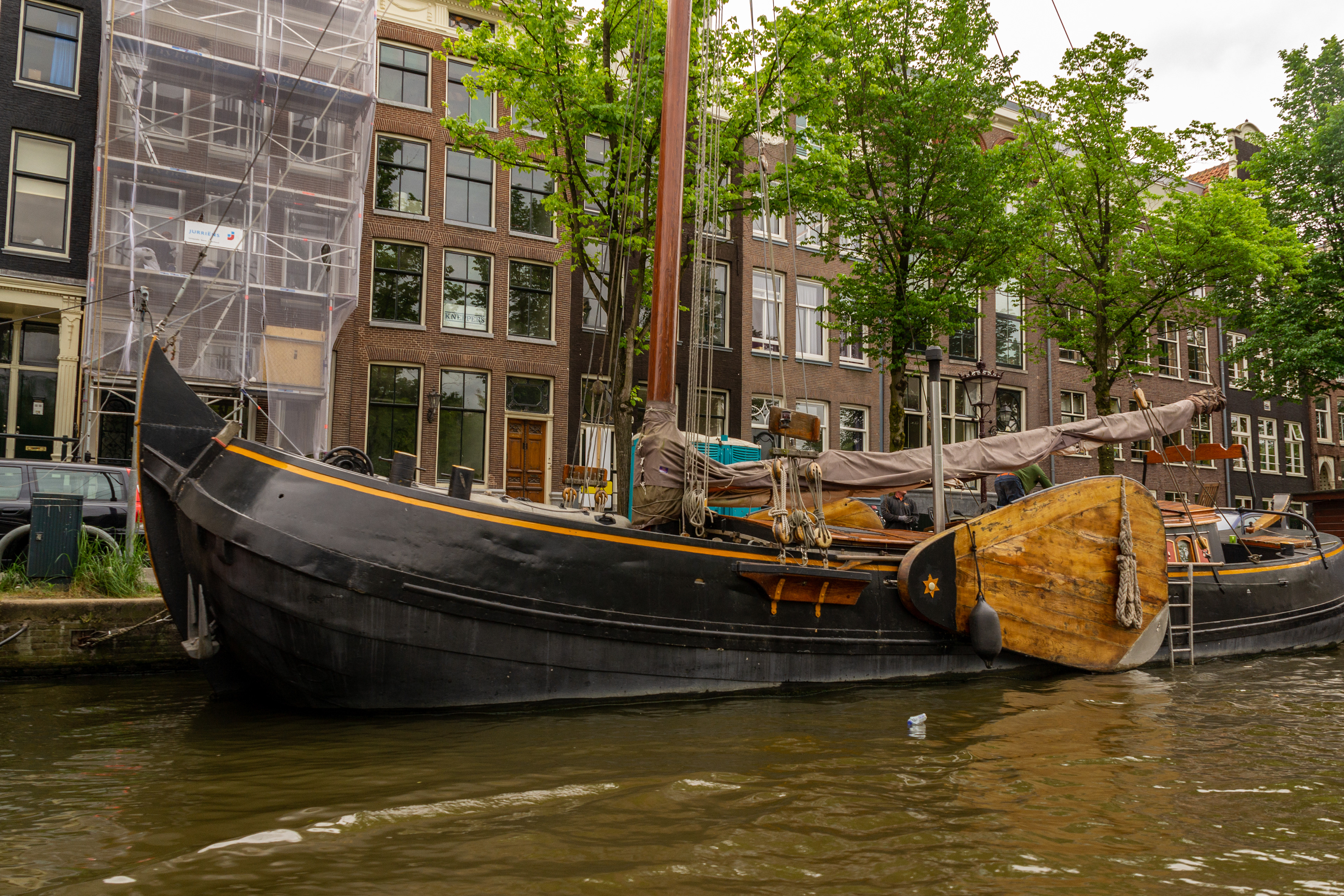 A skûtsje (pronounced 'skootshuh') is a Frisian sailing boat of the type tjalk or Dutch barge, originally an ordinary cargo boat, but today a prized ship and one of the icons of Frisia.