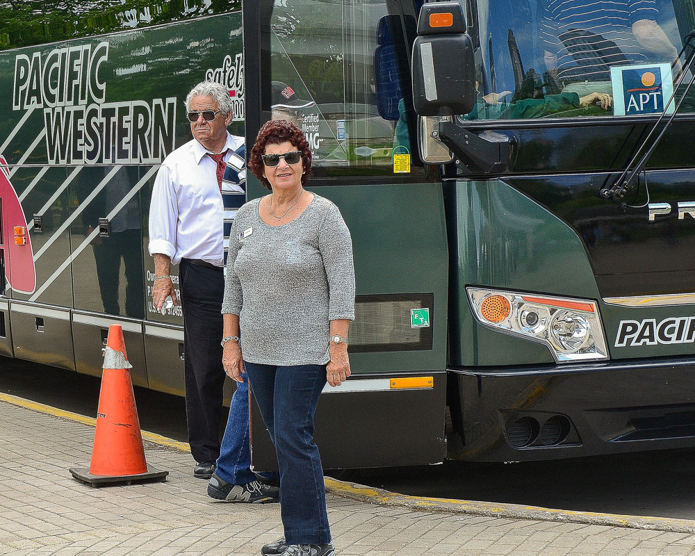 Hurry up our coach is waiting............