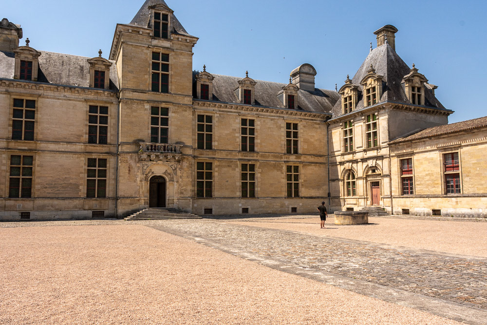 The Courtyard - Château des ducs d'Épernon.