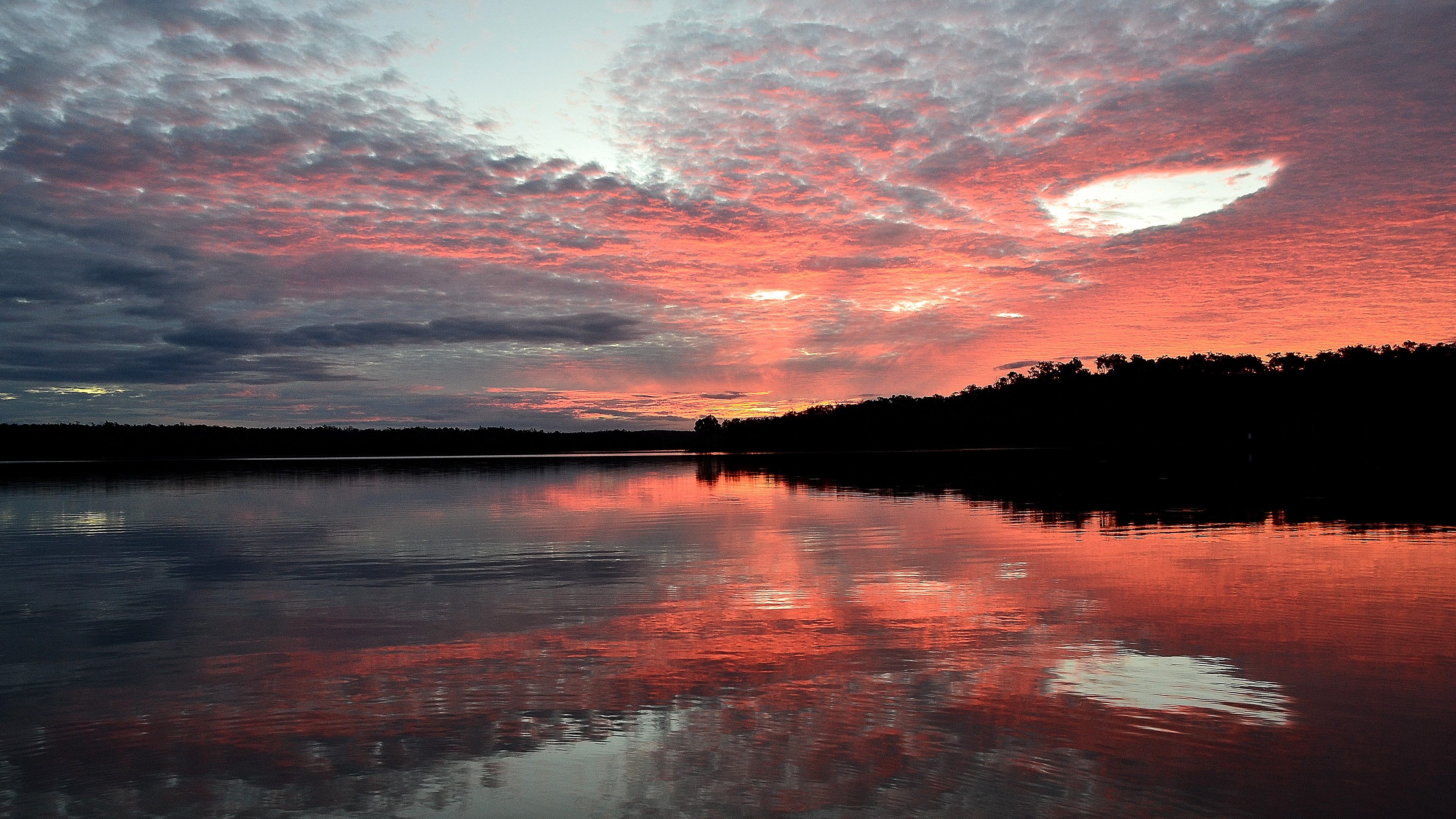 A beautiful sunset for our last night on the road.