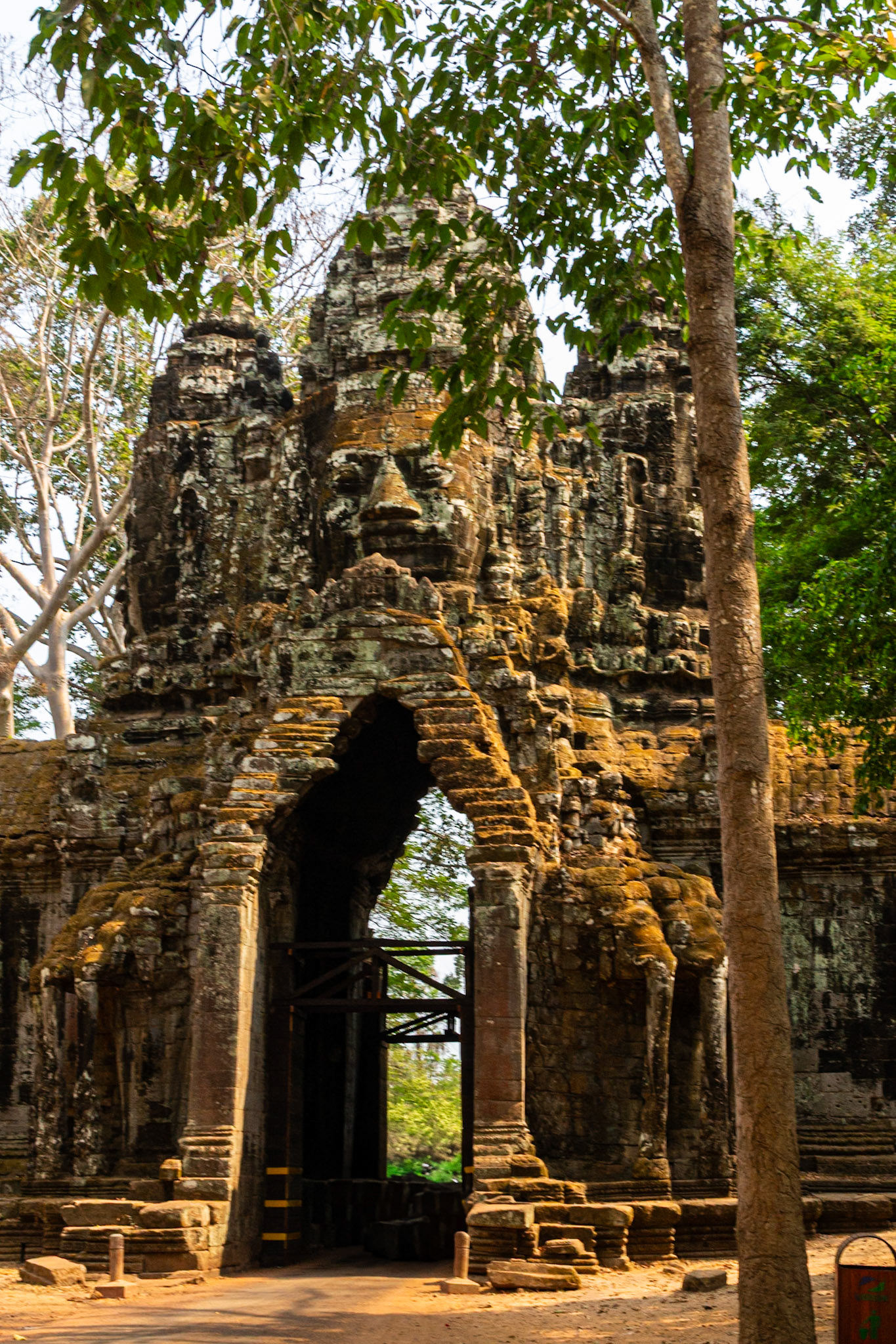 The North Gate of Angkor Thom.