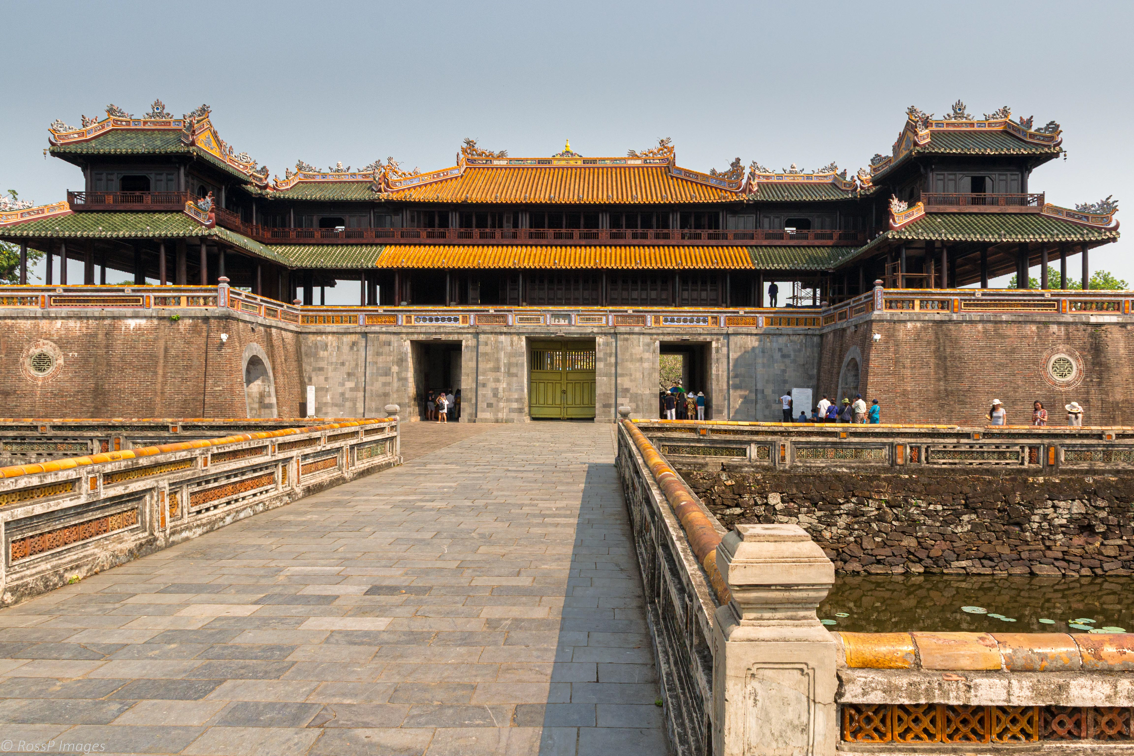 Ngo Mon Gate (or Merdian gate), the main entrance into imperial palace.
