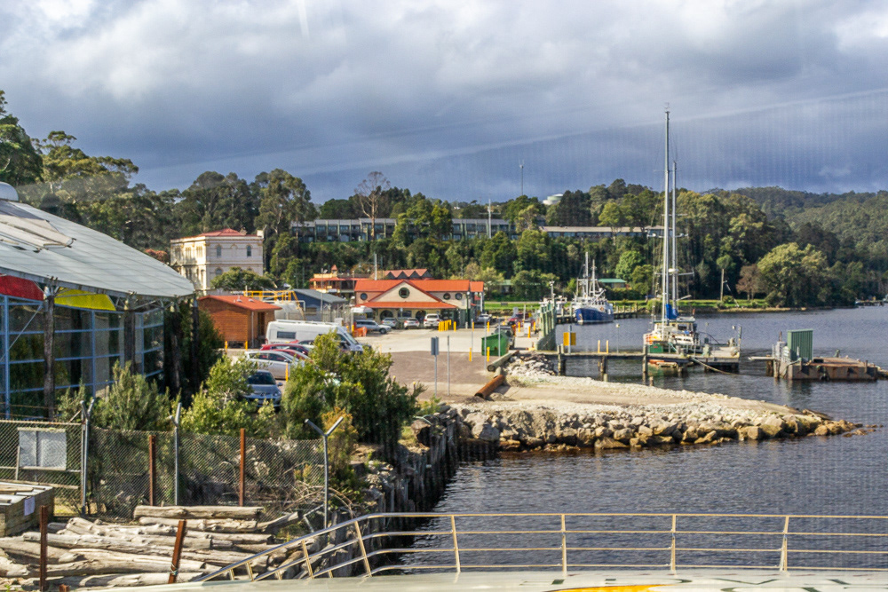 The small ships harbour at Strachan.