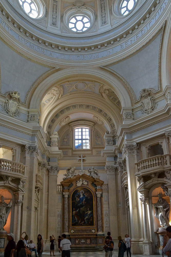 The Royal Palace of Venaria - inside the Chapel of St Hubert.