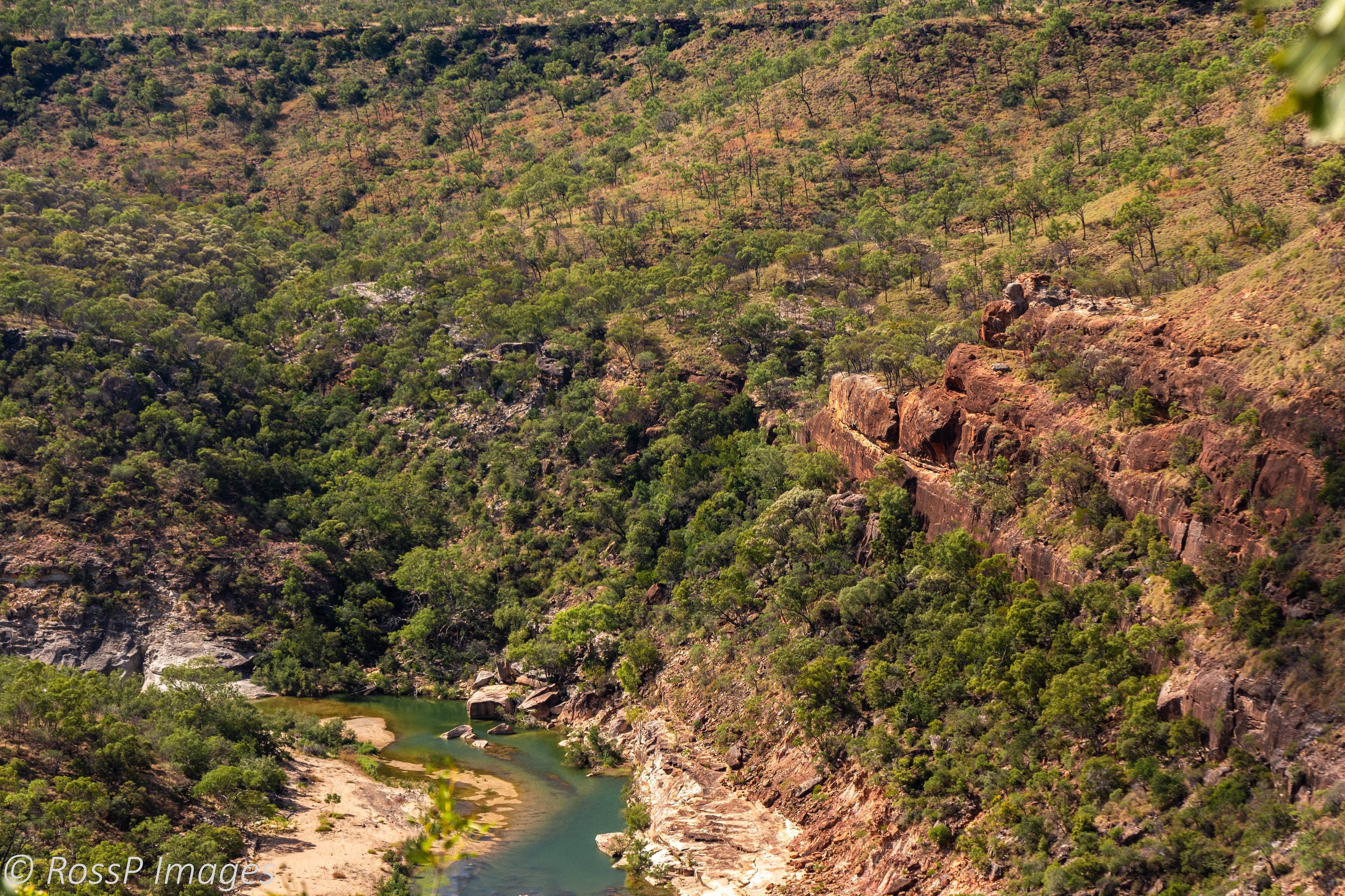 Rugged sandstone escarpments