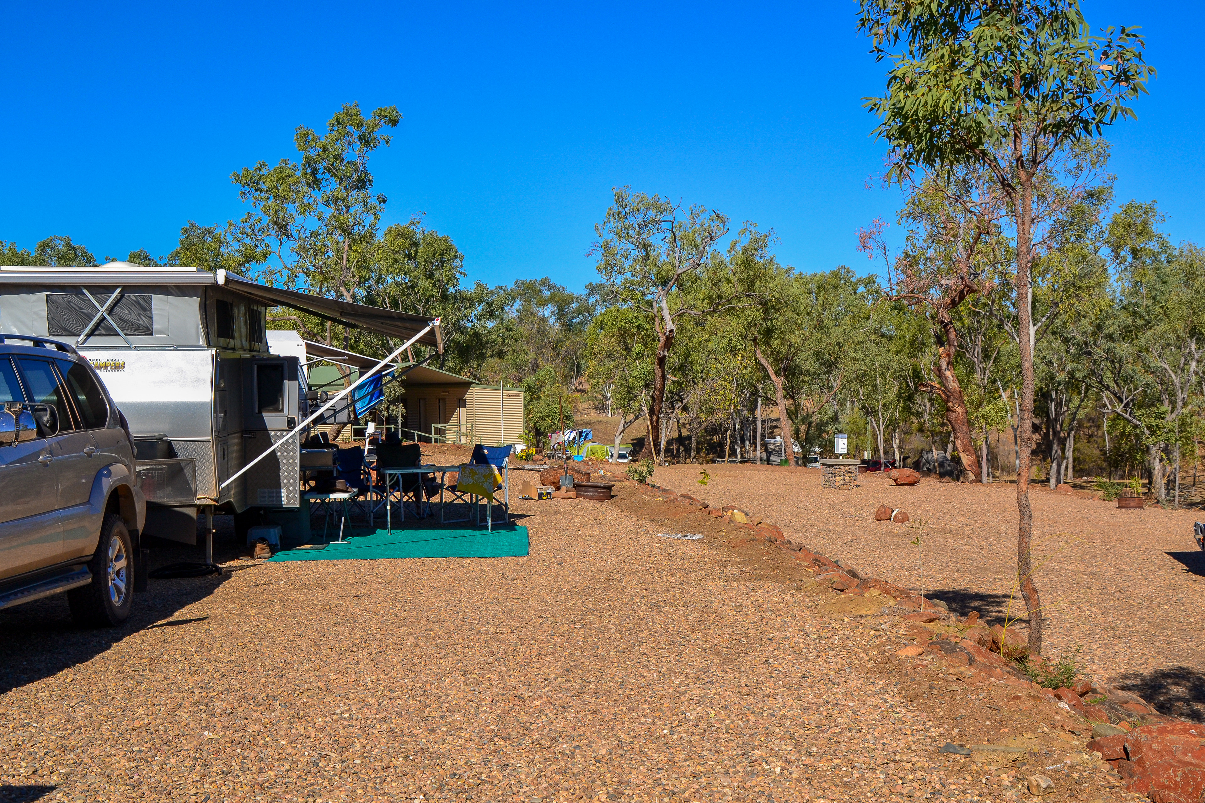 Caravan parking and amenities are first rate.