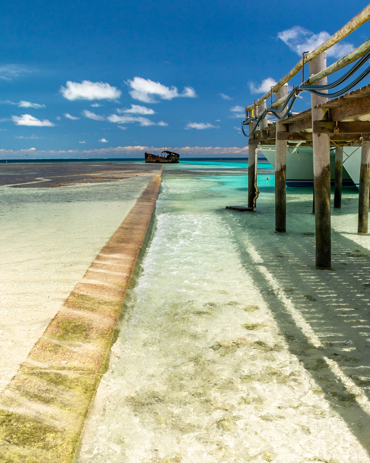 Low tide at the jetty