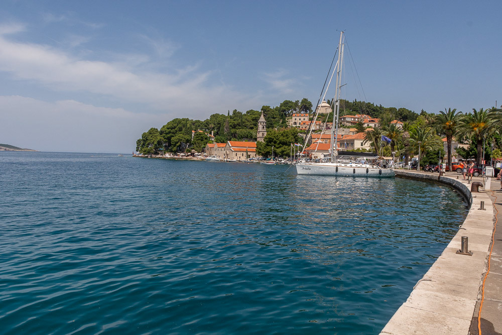 Cavtat has a beautiful deepwater harbour frequented by luxury yachts.
