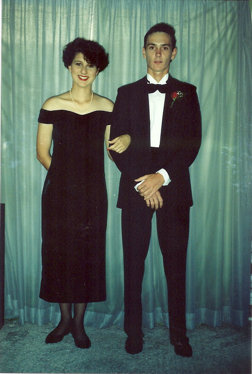 Tracy escorted by Matthew Lynham