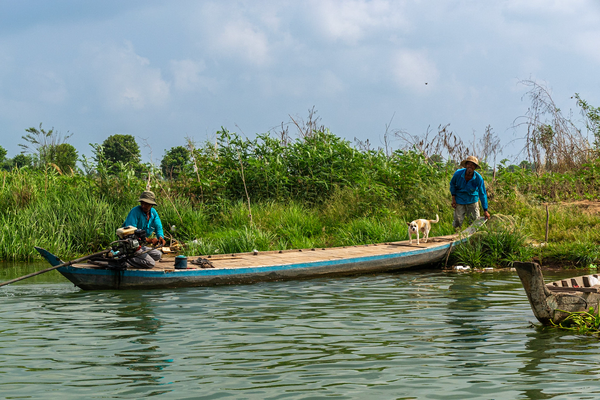 River boat people.