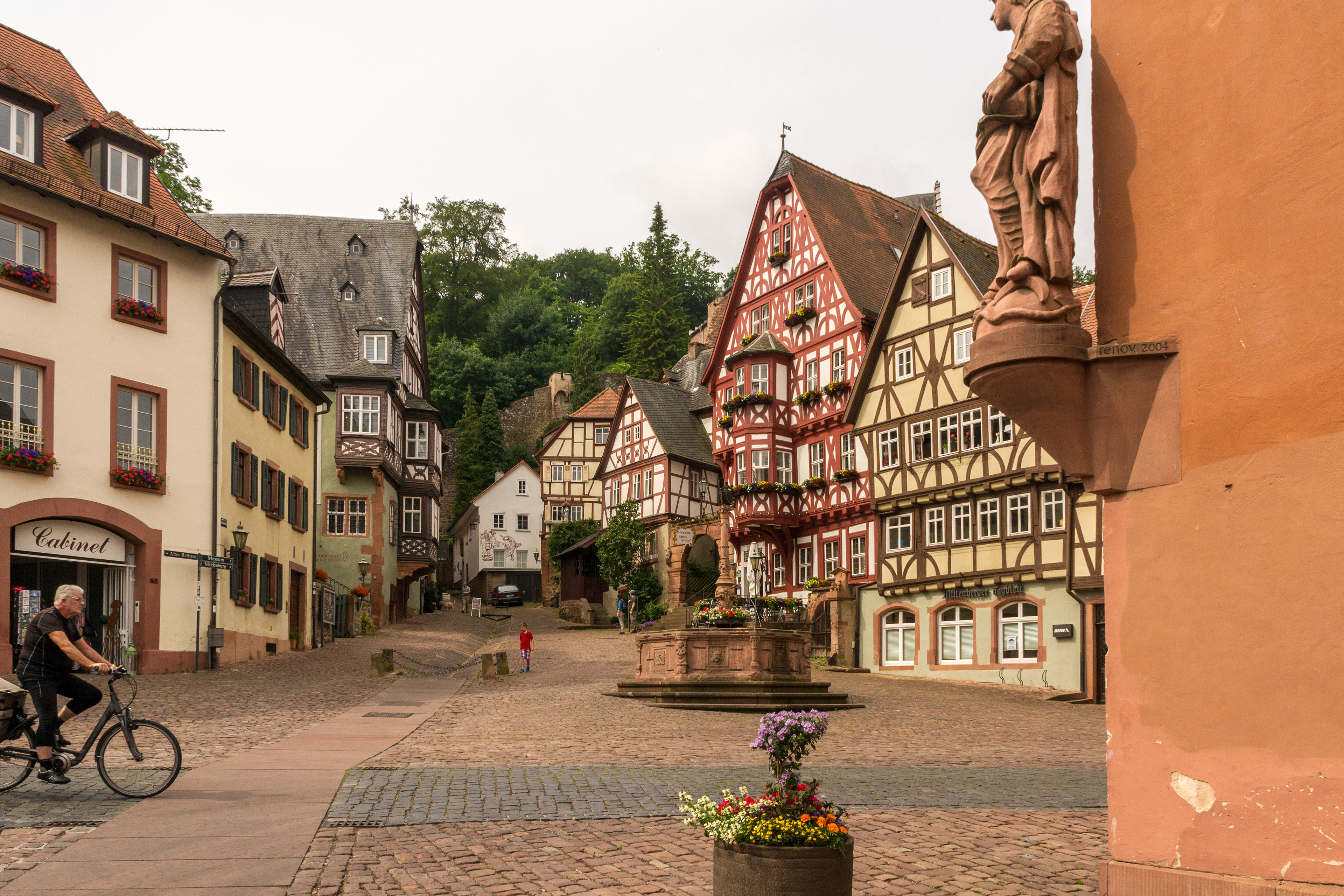 The Market Square (Markt-platz) of Miltenberg.