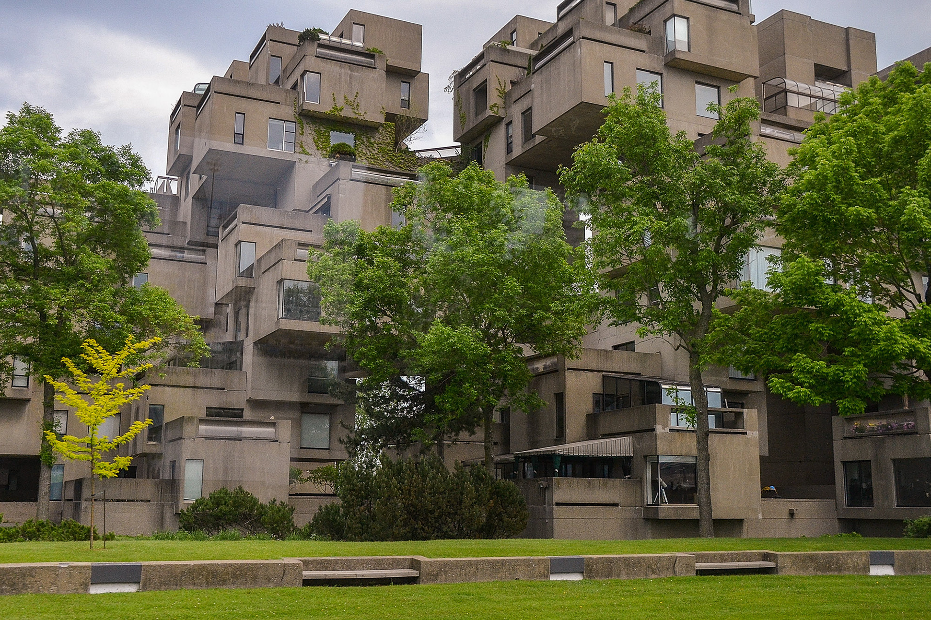 Habitat 67 - a model community and housing complex developed for Expo 67 World Fair.