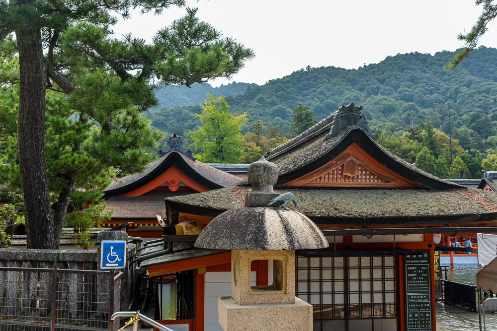 Itsukushima Shrine entrance.