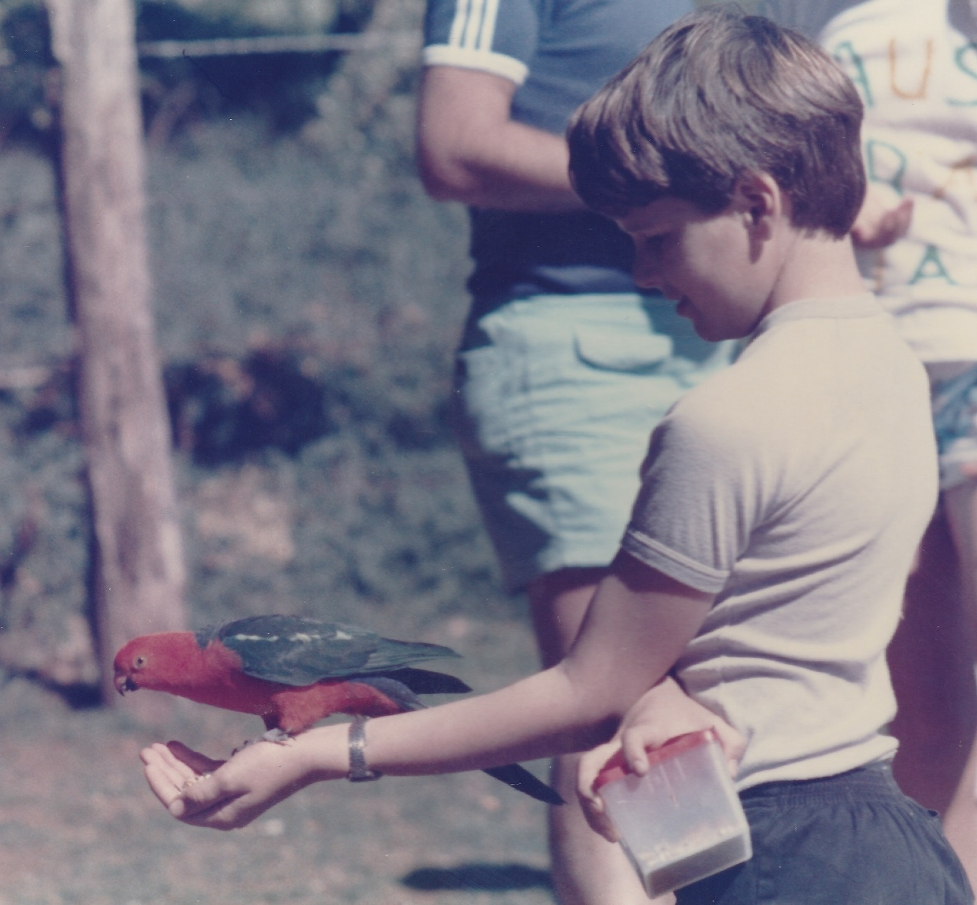 Matt and a King Parrot