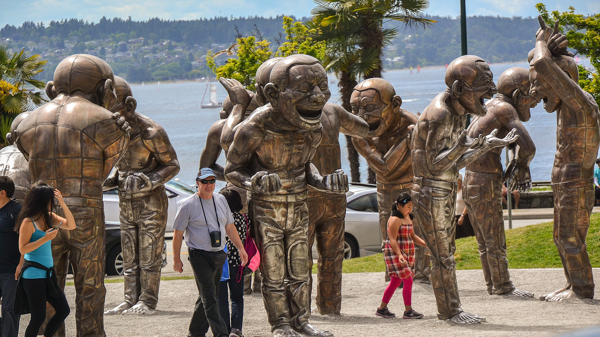 A-maze-ing, a bronze sculpture in Morton Park is a popular drawcard for tourists and locals.
