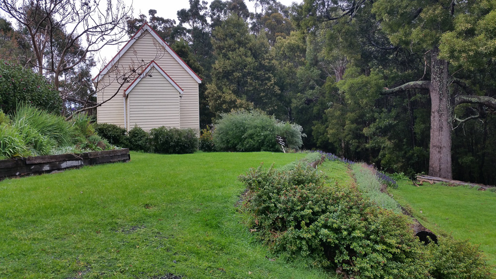 The Crooked Church chapel from which the Winey derives its name.