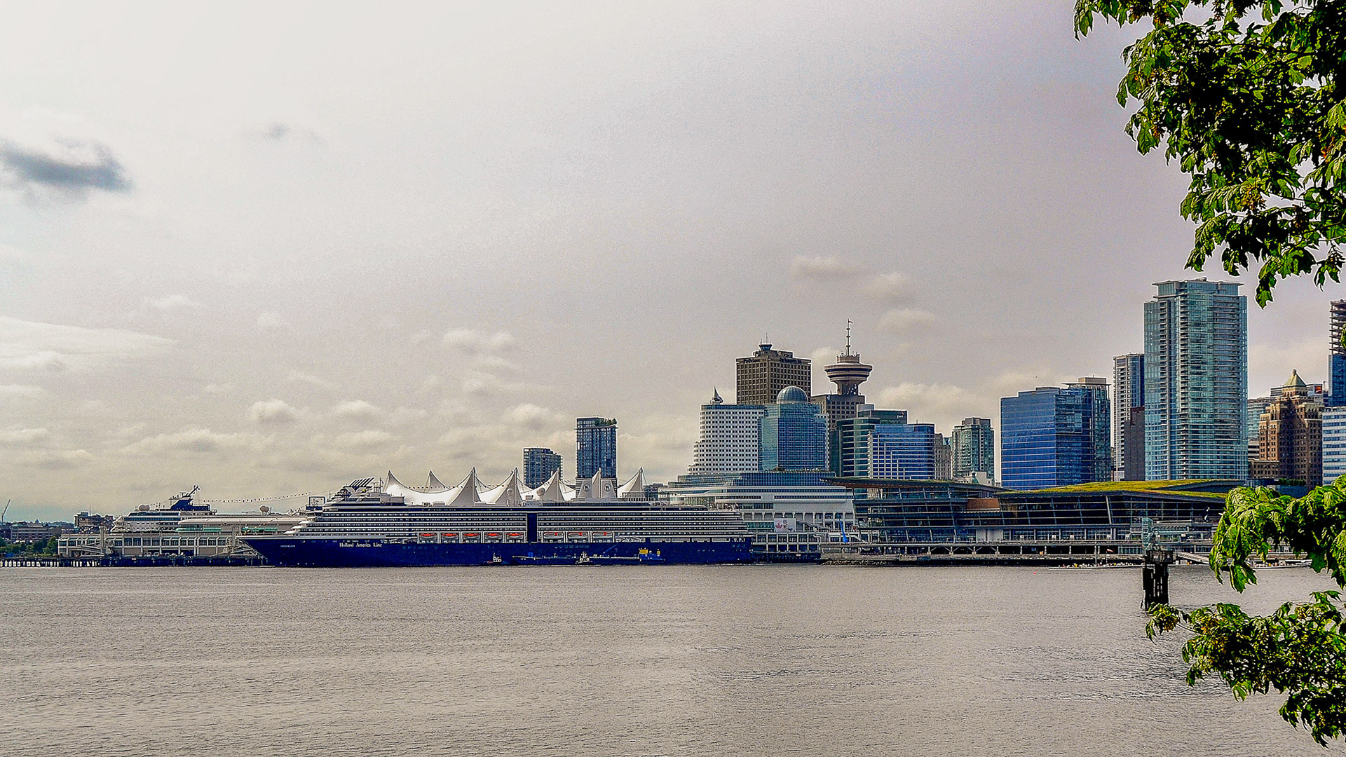 Canada Place Cruise Terminal - our ship for the Inside Passage cruise to Alaska is in dock.