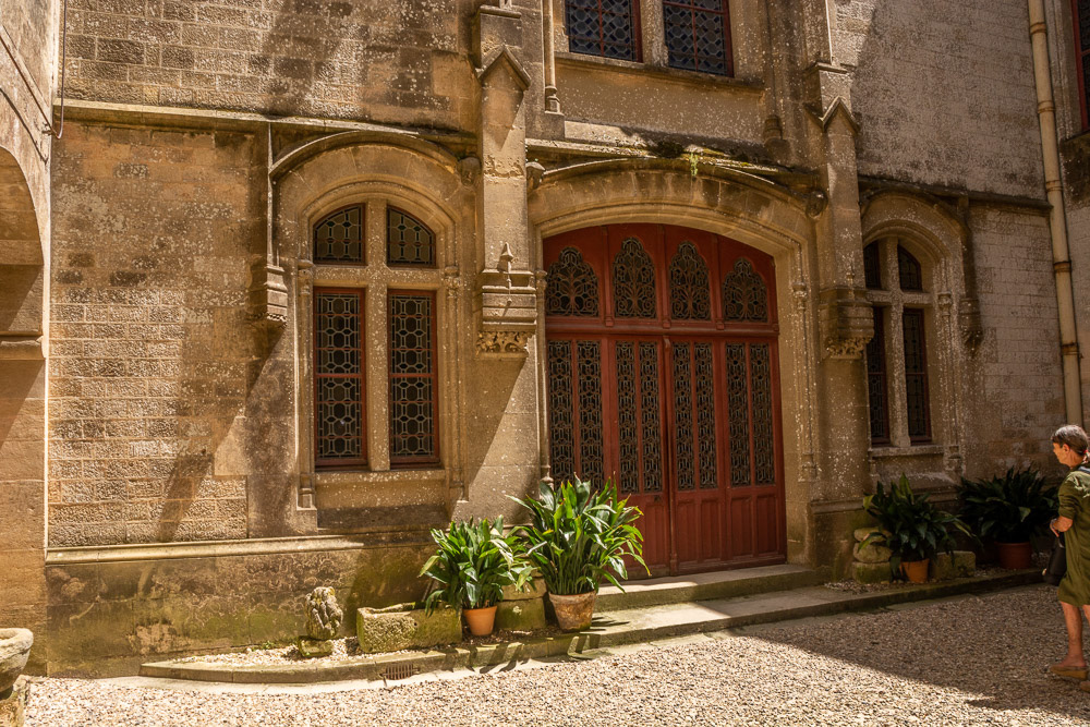 Our local guide who takes us inside the Chateau is actually the owner.