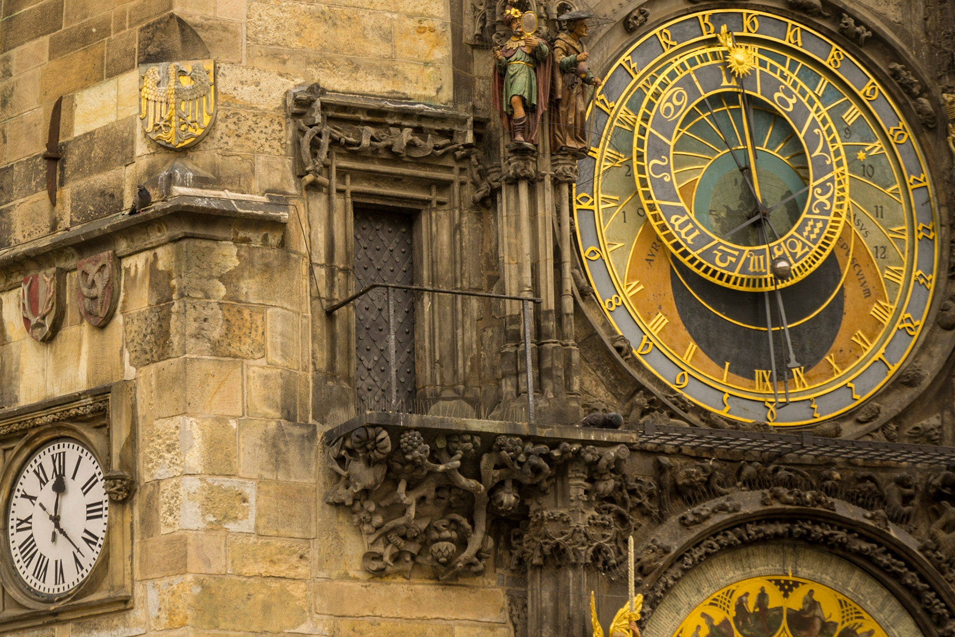 The Old Town Hall's Astronomical Clock is an intriguing timepiece
