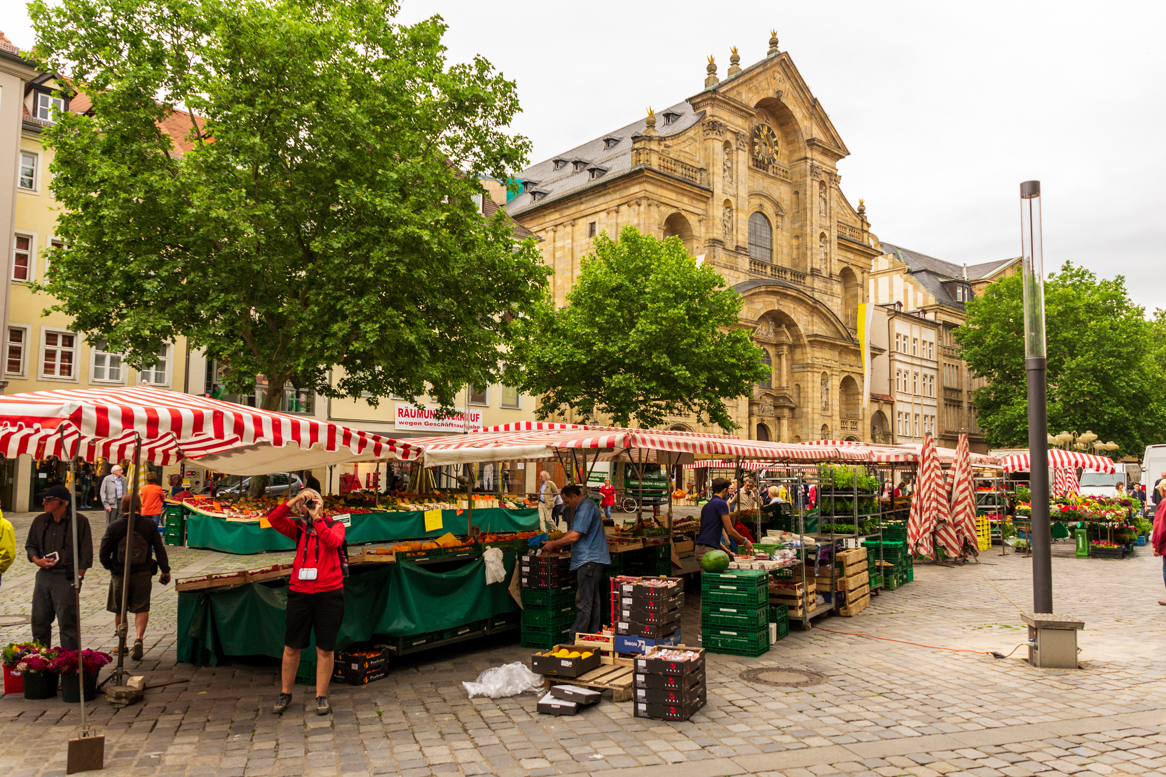 The Gruner Markt (Green Market).