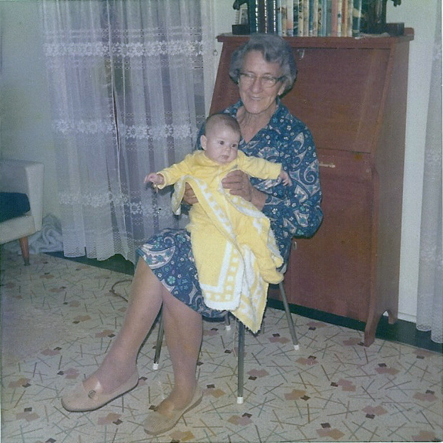 Tracy with her Great Grandma