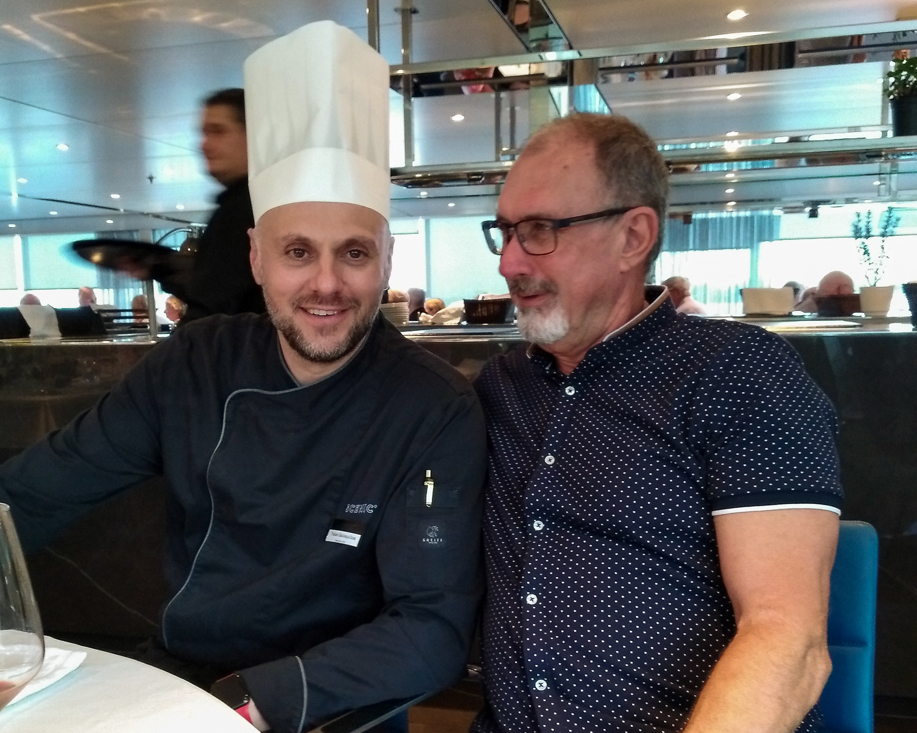 My friend Tibor - the Head Chef