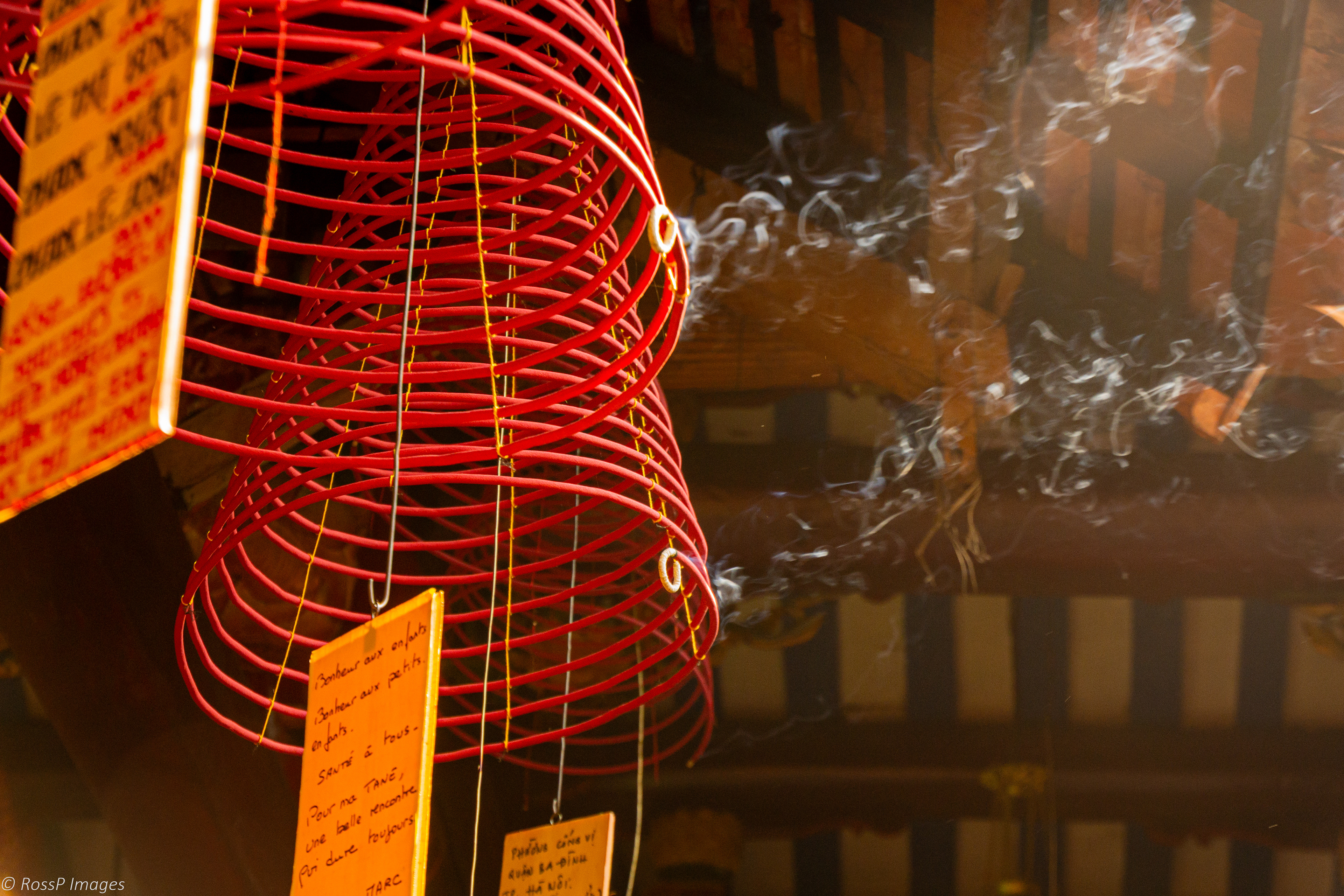 Transporting messages to the Gods via Incense smoke