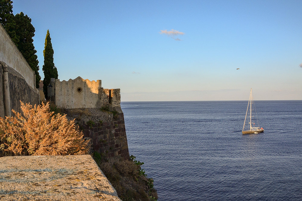 The 1556 Citadel fortifications, built atop ancient Greek walls.
