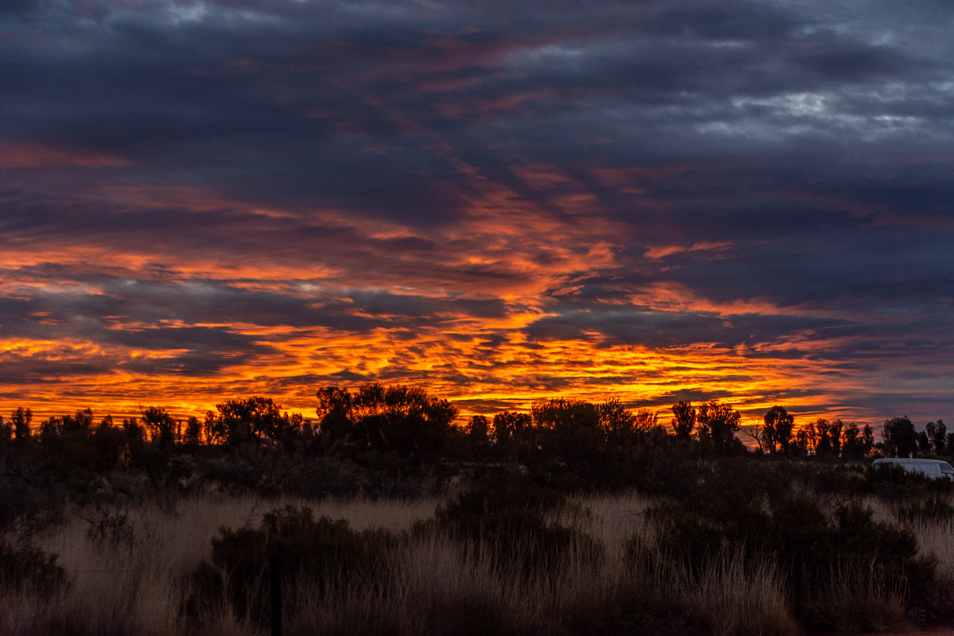 Golden hour of sunset