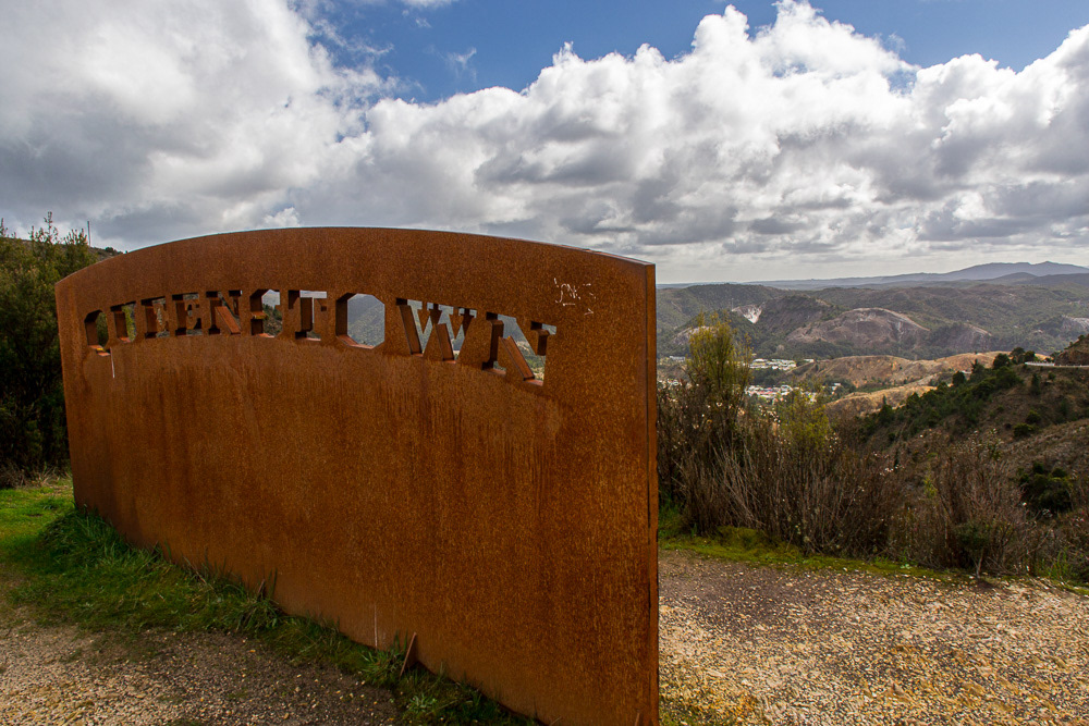 Queenstown lookout.