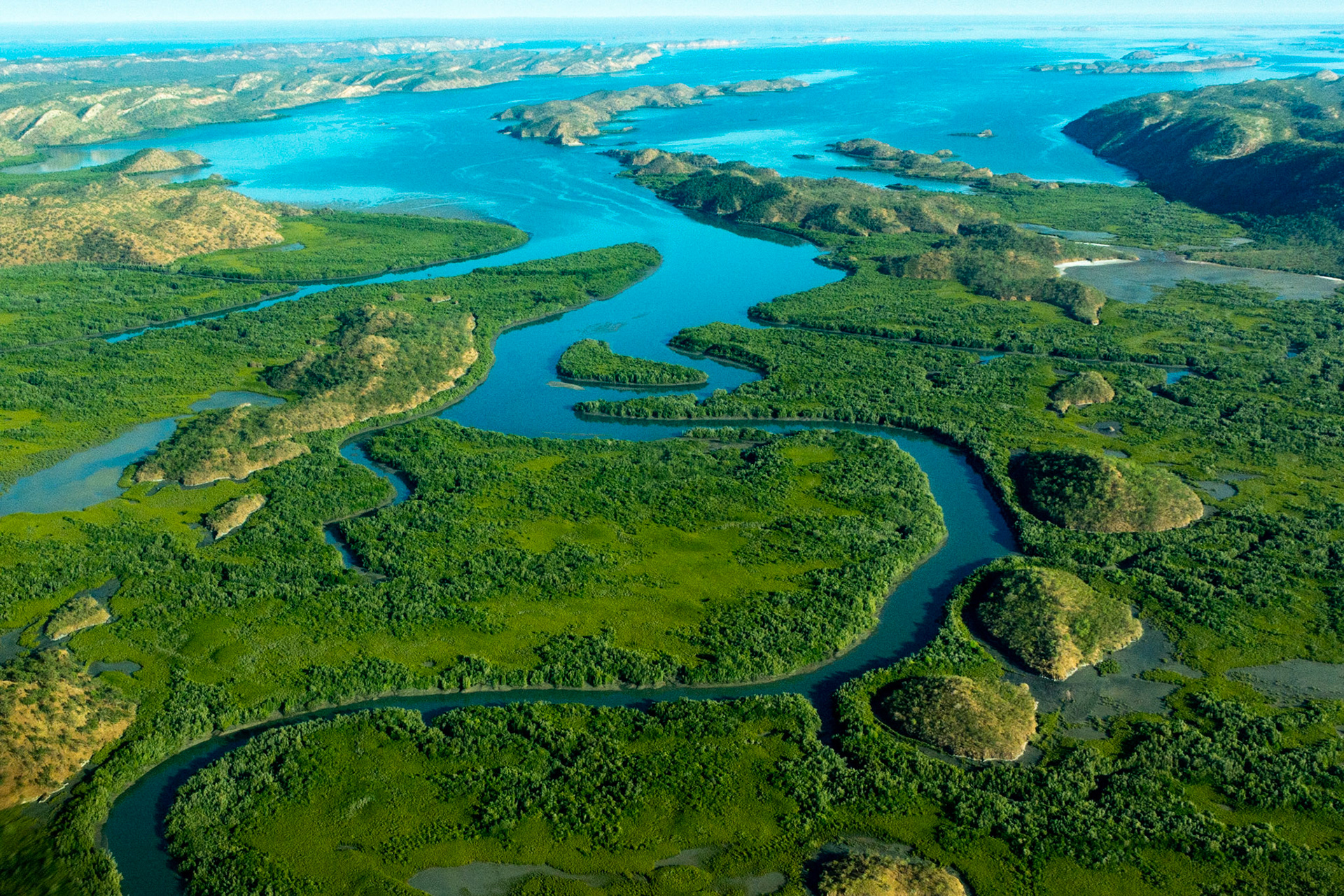 Mudflats, mangroves and mountains........