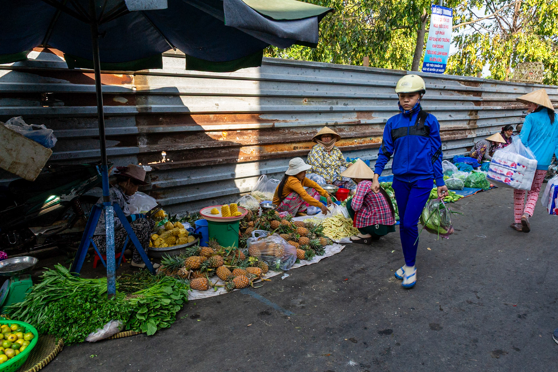 Sa Dec markets have everything from fresh fruit and vegetables through to protein of the "wet" markets.